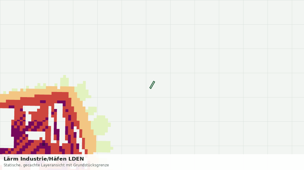 Statische Kartenansicht: Lärm Industrie/Häfen LDEN