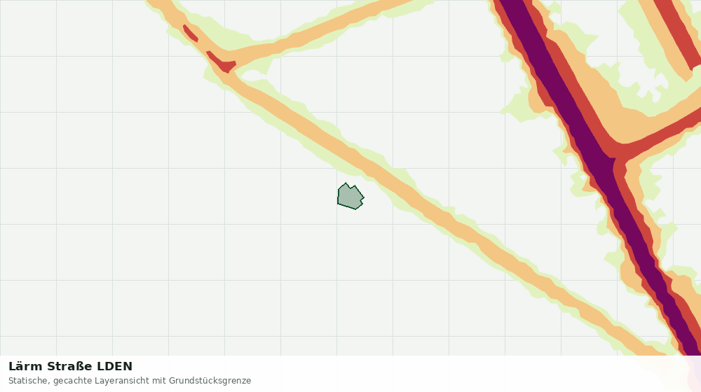Statische Kartenansicht: Lärm Straße LDEN