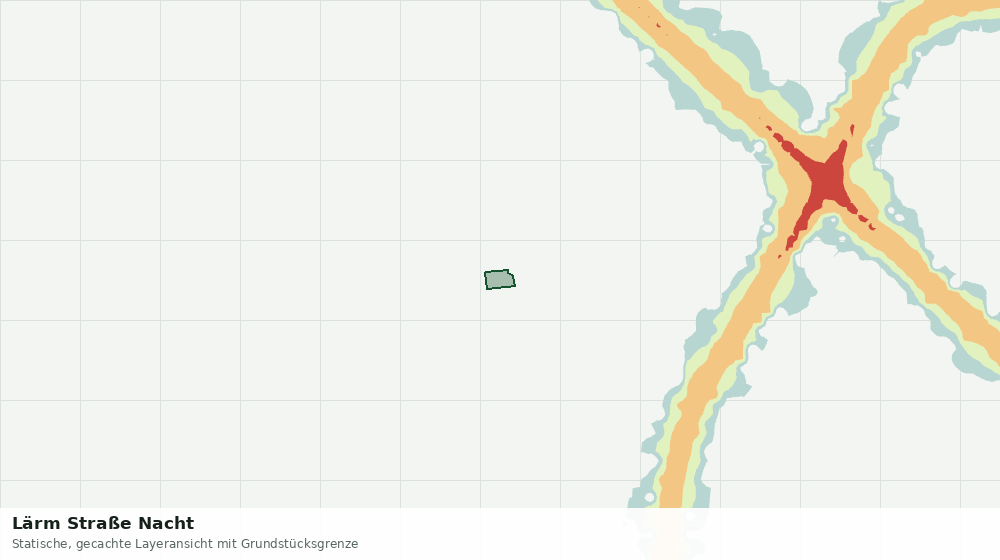 Statische Kartenansicht: Lärm Straße Nacht