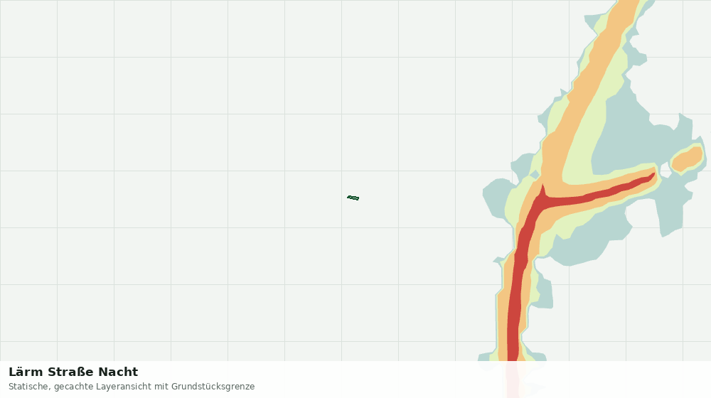 Statische Kartenansicht: Lärm Straße Nacht