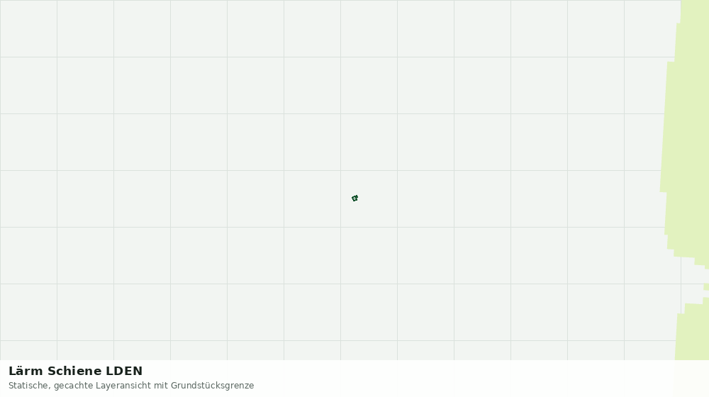 Statische Kartenansicht: Lärm Schiene LDEN
