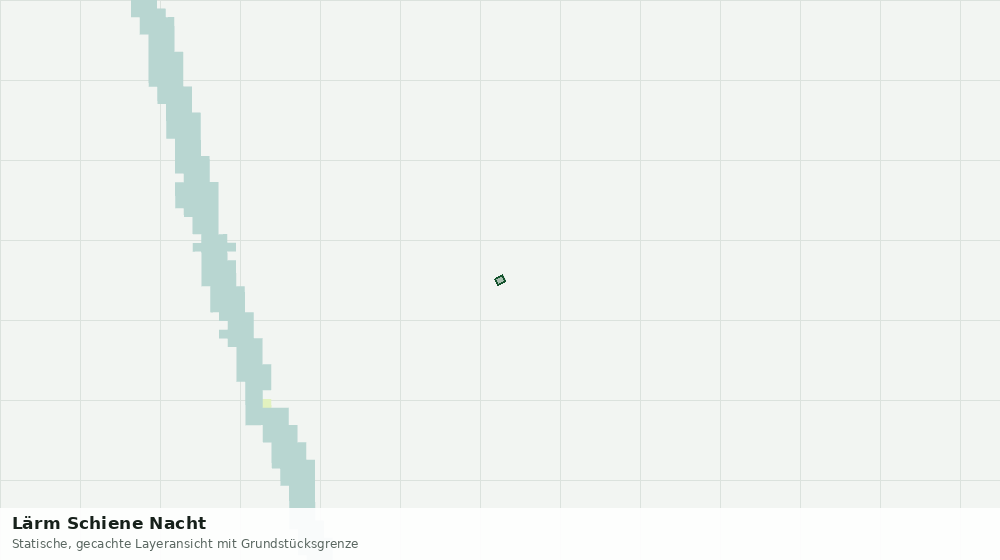 Statische Kartenansicht: Lärm Schiene Nacht