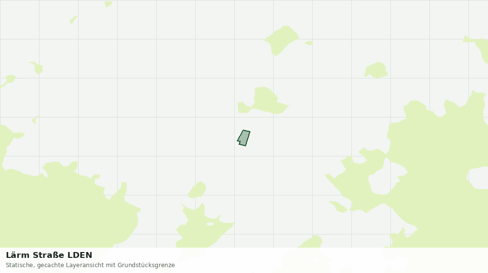 Statische Kartenansicht: Lärm Straße LDEN