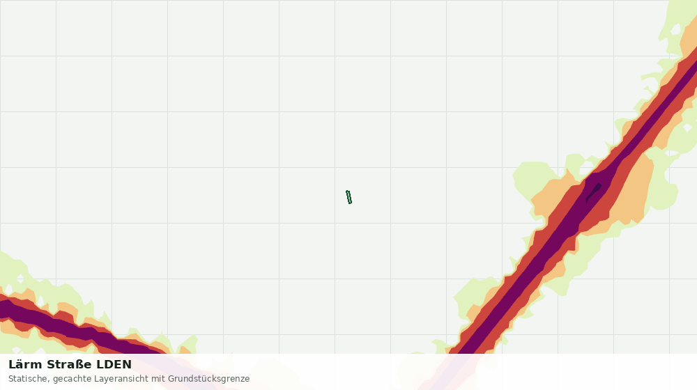 Statische Kartenansicht: Lärm Straße LDEN