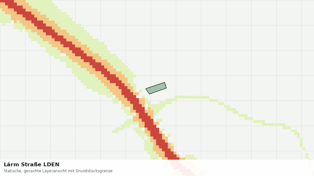 Statische Kartenansicht: Lärm Straße LDEN