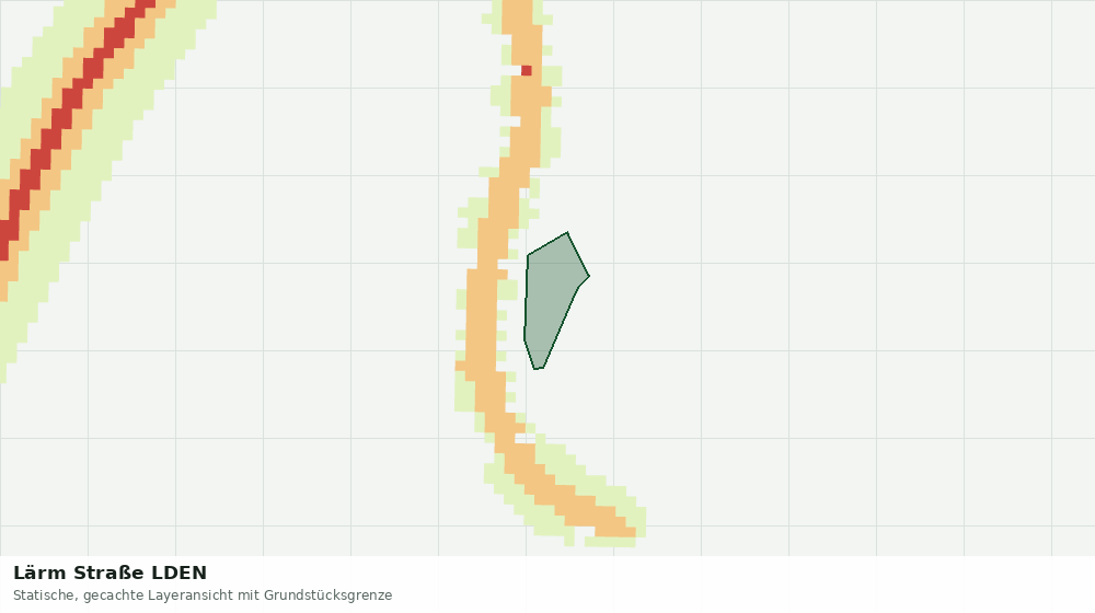Statische Kartenansicht: Lärm Straße LDEN