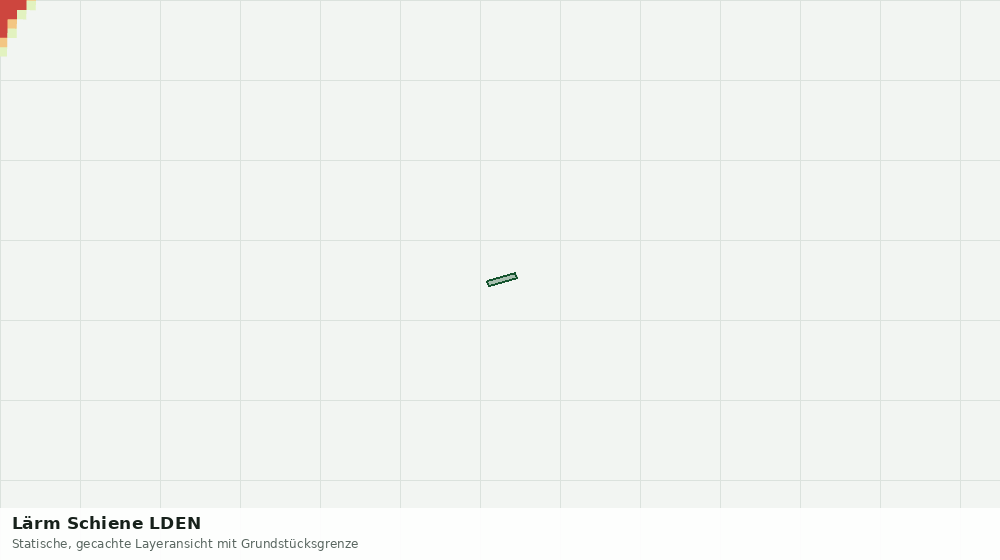 Statische Kartenansicht: Lärm Schiene LDEN