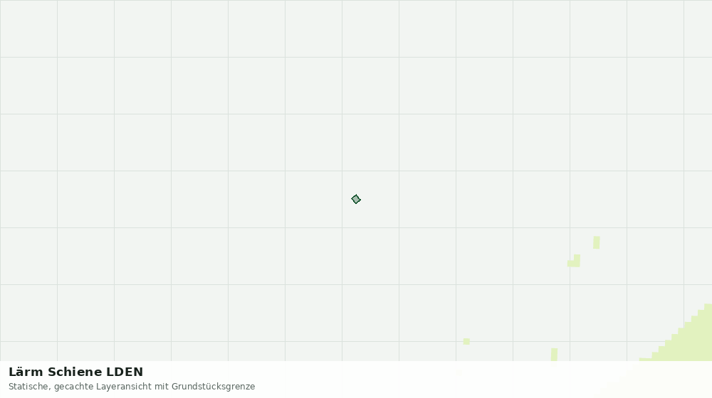 Statische Kartenansicht: Lärm Schiene LDEN