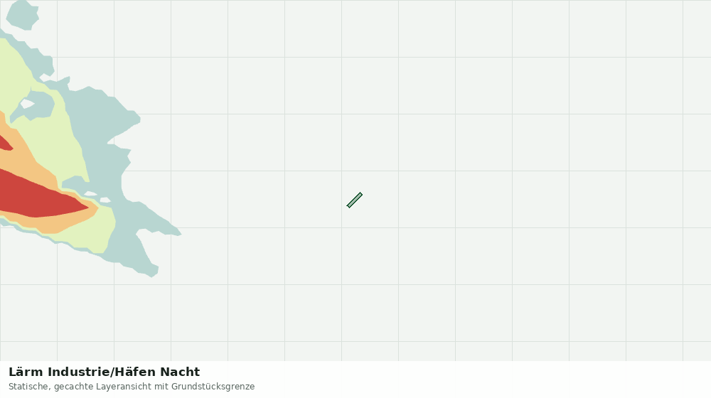 Statische Kartenansicht: Lärm Industrie/Häfen Nacht
