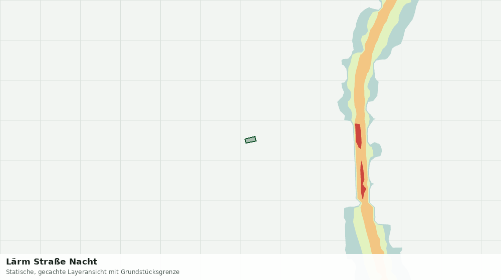 Statische Kartenansicht: Lärm Straße Nacht