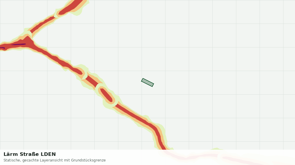 Statische Kartenansicht: Lärm Straße LDEN
