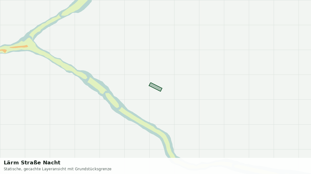 Statische Kartenansicht: Lärm Straße Nacht