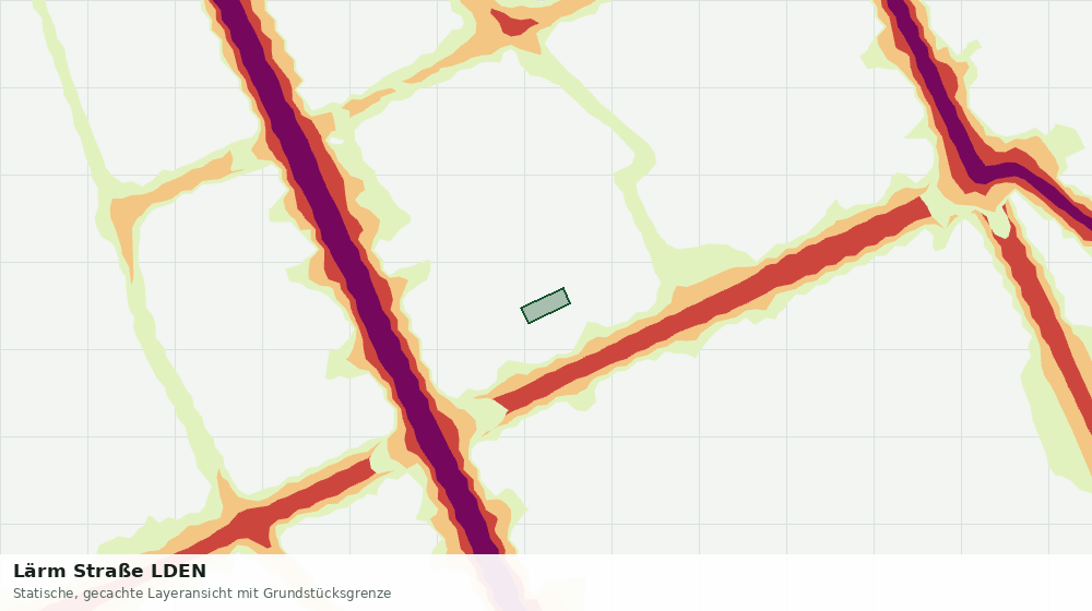 Statische Kartenansicht: Lärm Straße LDEN