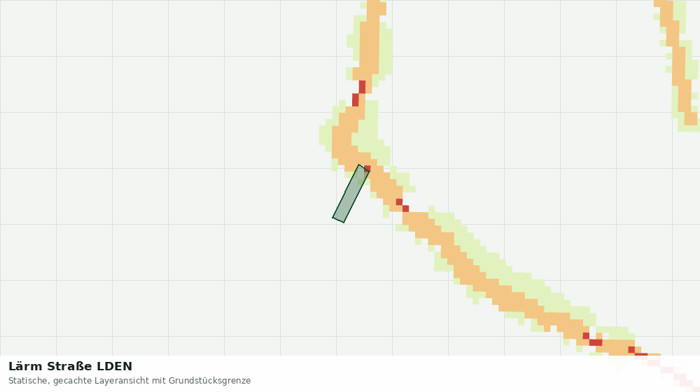 Statische Kartenansicht: Lärm Straße LDEN