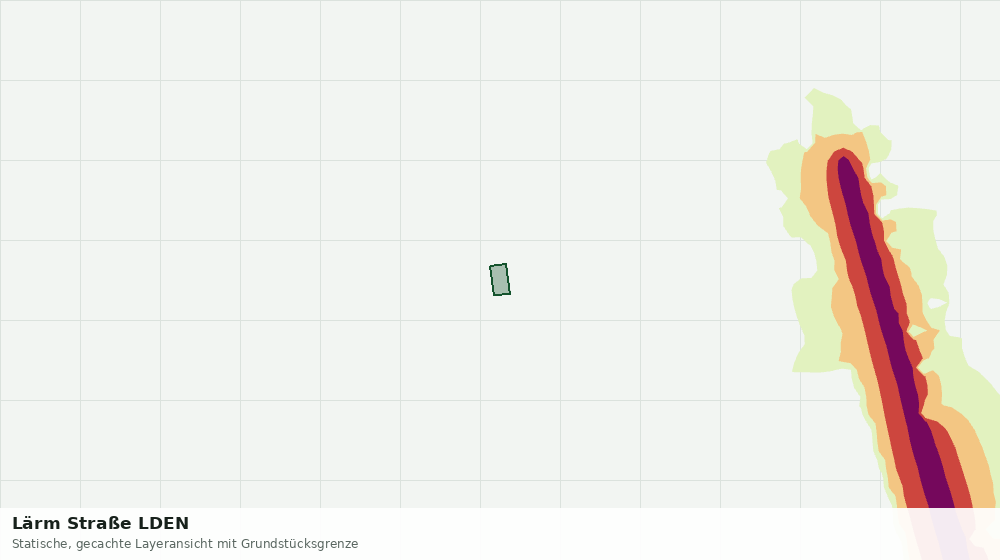 Statische Kartenansicht: Lärm Straße LDEN