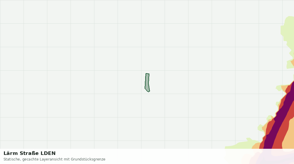 Statische Kartenansicht: Lärm Straße LDEN