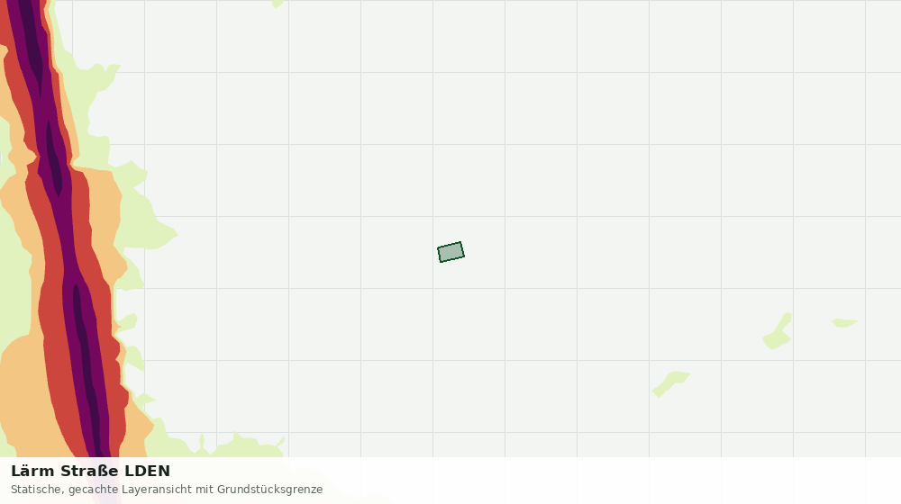 Statische Kartenansicht: Lärm Straße LDEN