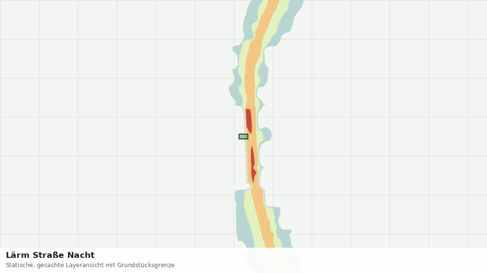 Statische Kartenansicht: Lärm Straße Nacht