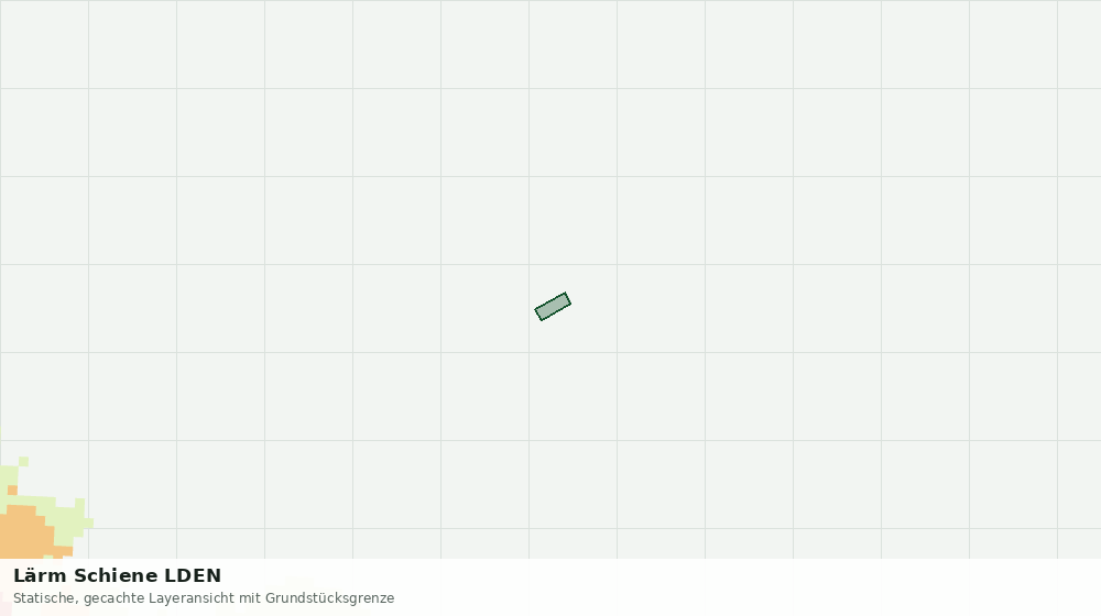 Statische Kartenansicht: Lärm Schiene LDEN