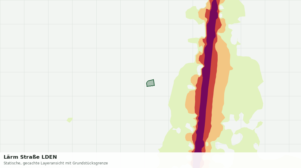 Statische Kartenansicht: Lärm Straße LDEN
