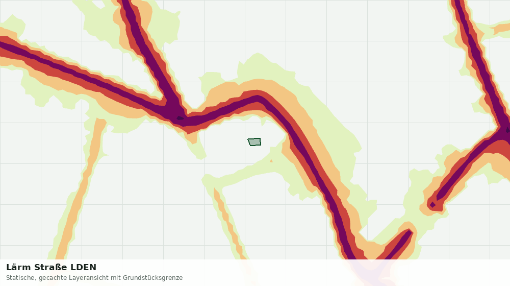 Statische Kartenansicht: Lärm Straße LDEN