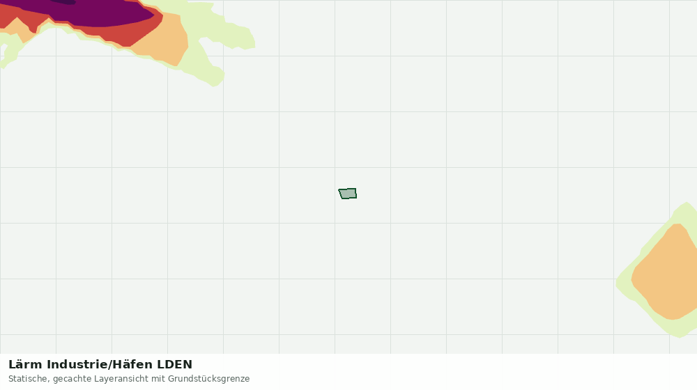 Statische Kartenansicht: Lärm Industrie/Häfen LDEN