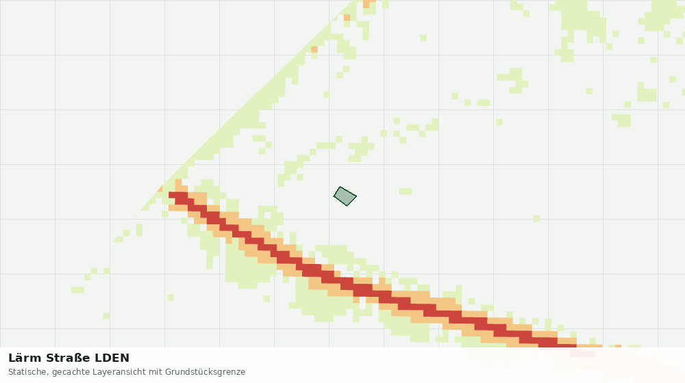 Statische Kartenansicht: Lärm Straße LDEN
