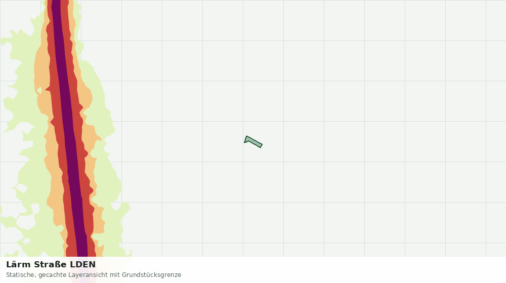 Statische Kartenansicht: Lärm Straße LDEN