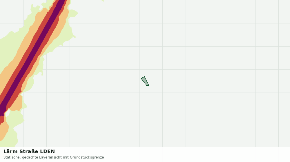 Statische Kartenansicht: Lärm Straße LDEN