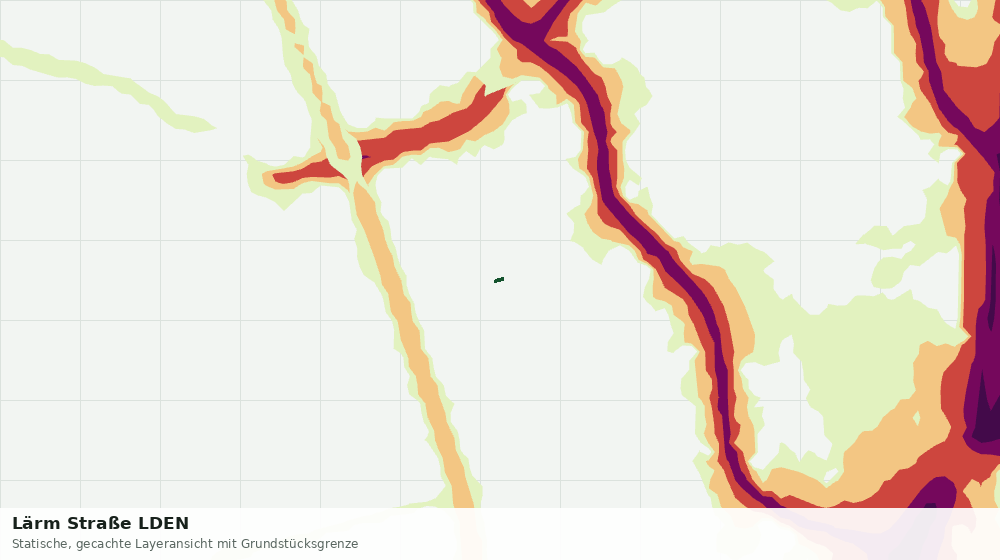 Statische Kartenansicht: Lärm Straße LDEN