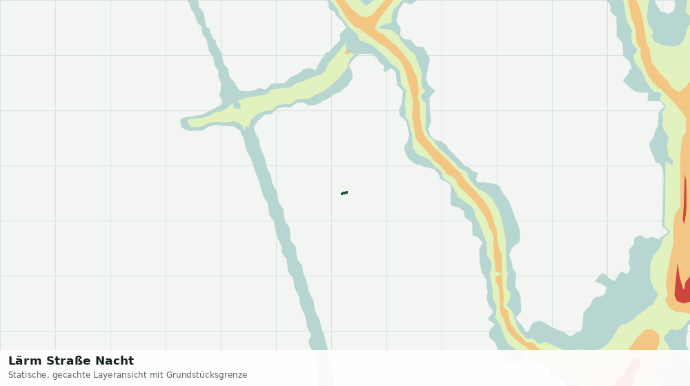Statische Kartenansicht: Lärm Straße Nacht