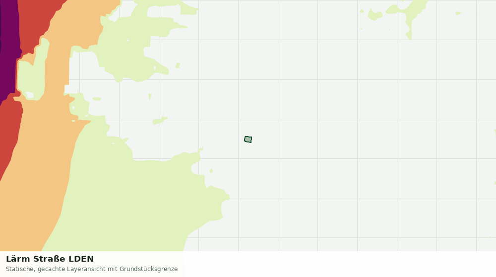 Statische Kartenansicht: Lärm Straße LDEN