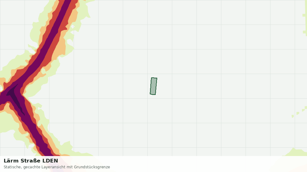 Statische Kartenansicht: Lärm Straße LDEN