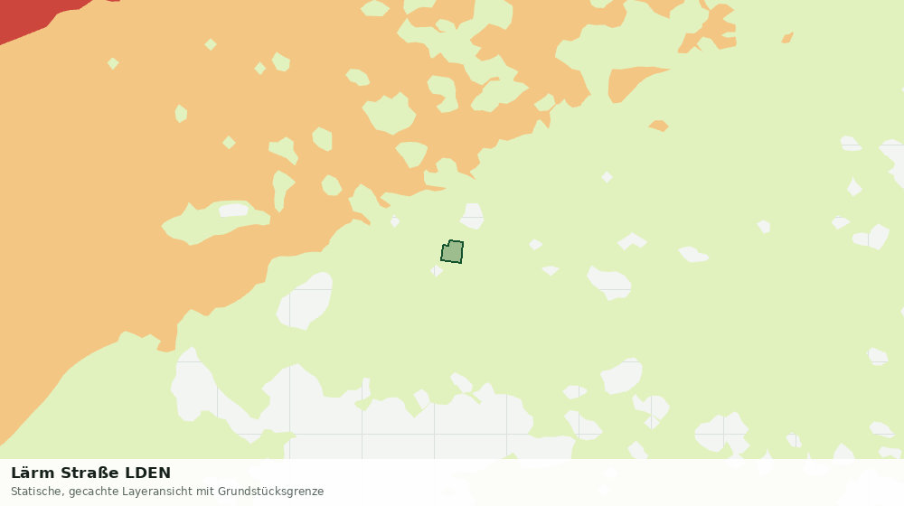 Statische Kartenansicht: Lärm Straße LDEN