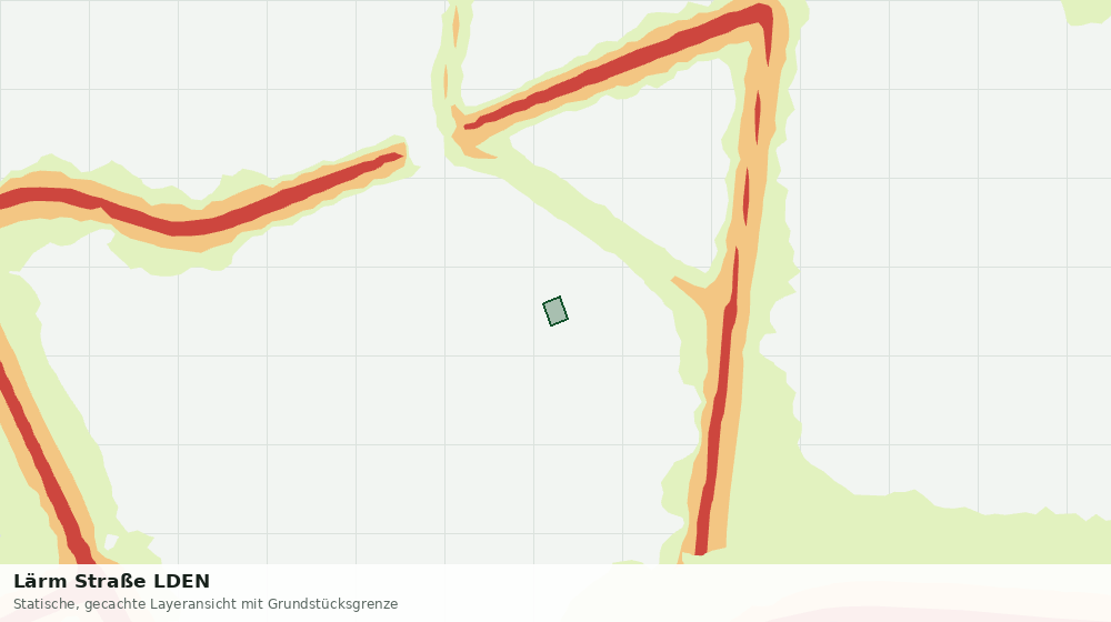 Statische Kartenansicht: Lärm Straße LDEN
