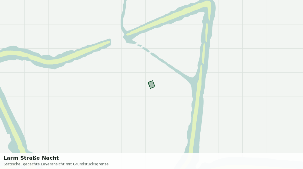 Statische Kartenansicht: Lärm Straße Nacht