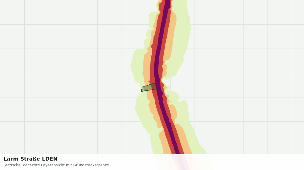 Statische Kartenansicht: Lärm Straße LDEN
