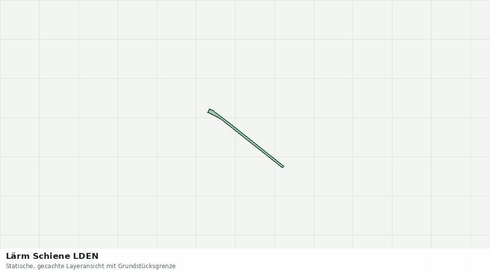 Statische Kartenansicht: Lärm Schiene LDEN