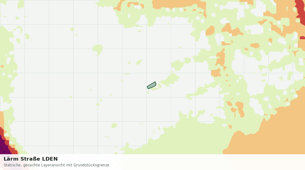 Statische Kartenansicht: Lärm Straße LDEN