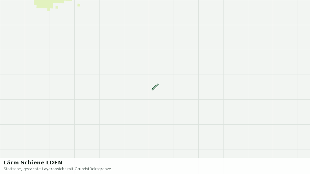 Statische Kartenansicht: Lärm Schiene LDEN