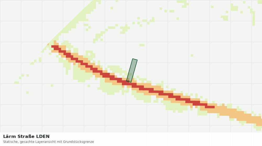 Statische Kartenansicht: Lärm Straße LDEN