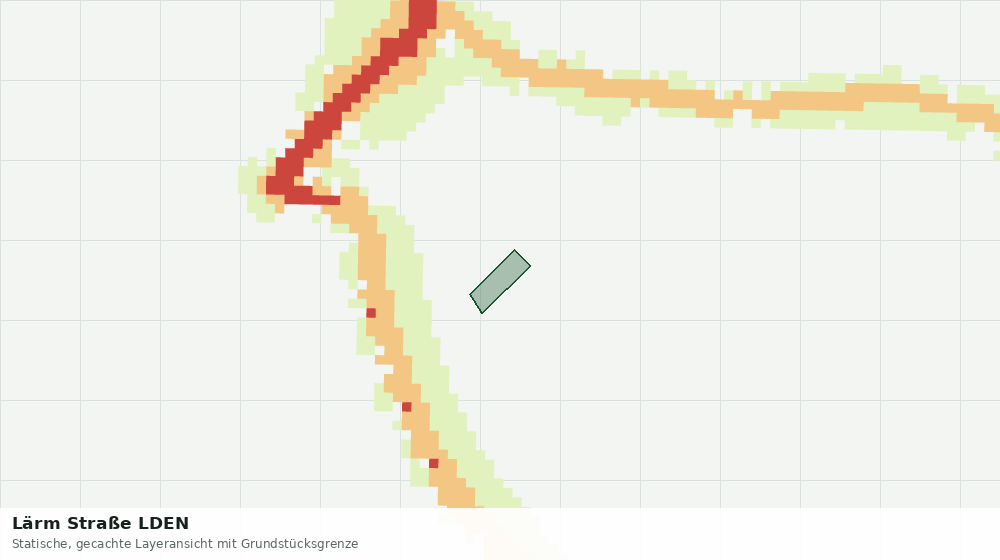 Statische Kartenansicht: Lärm Straße LDEN