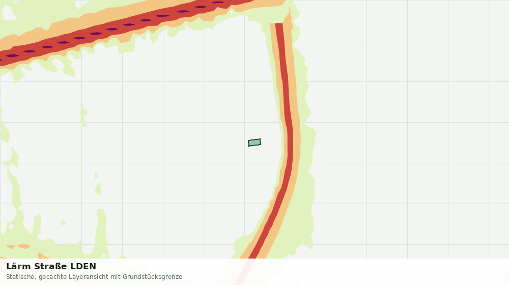 Statische Kartenansicht: Lärm Straße LDEN