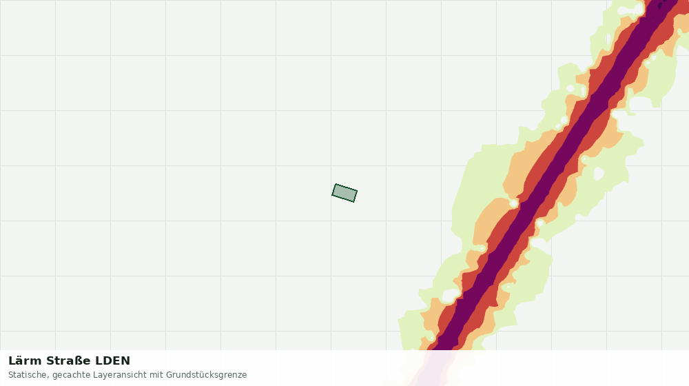 Statische Kartenansicht: Lärm Straße LDEN