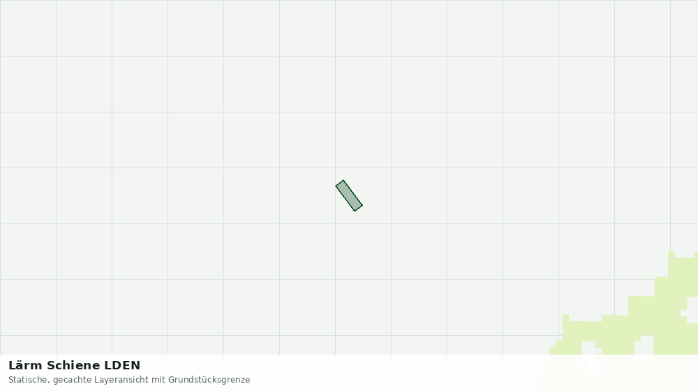 Statische Kartenansicht: Lärm Schiene LDEN