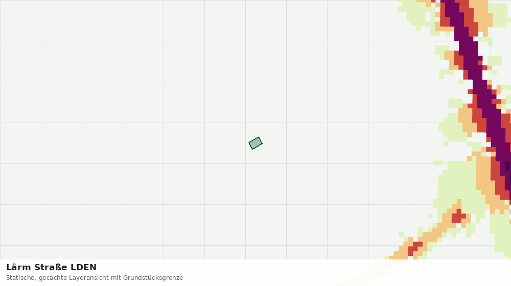 Statische Kartenansicht: Lärm Straße LDEN