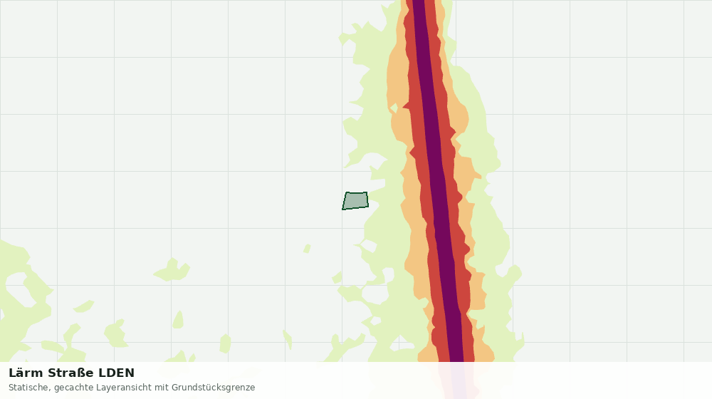 Statische Kartenansicht: Lärm Straße LDEN