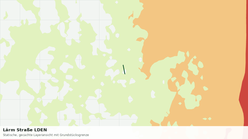 Statische Kartenansicht: Lärm Straße LDEN
