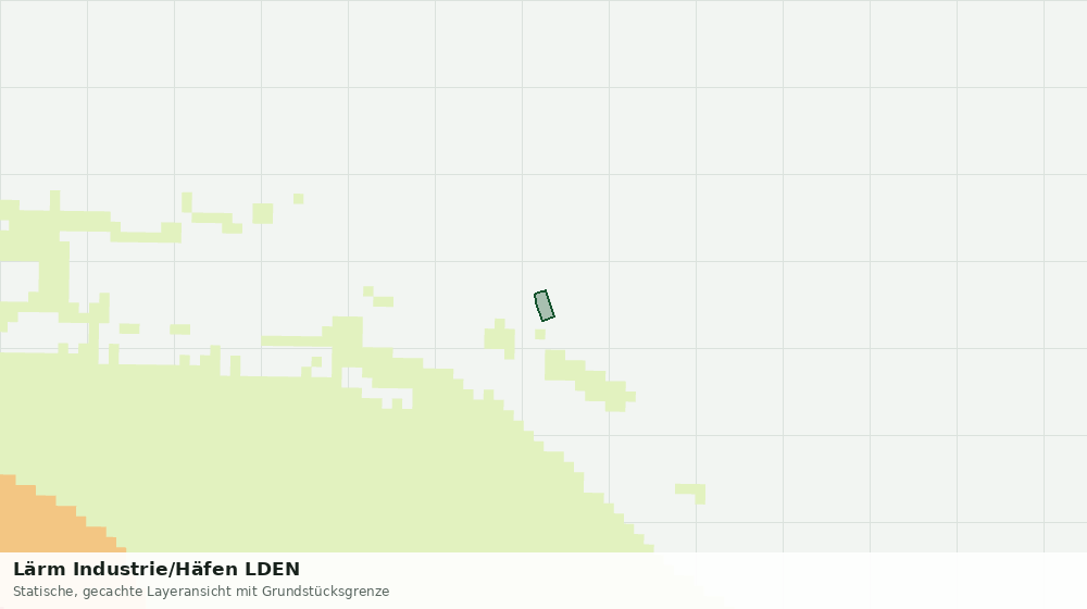 Statische Kartenansicht: Lärm Industrie/Häfen LDEN