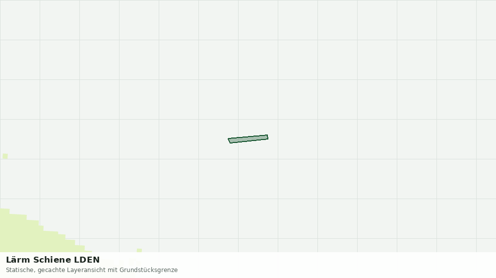 Statische Kartenansicht: Lärm Schiene LDEN